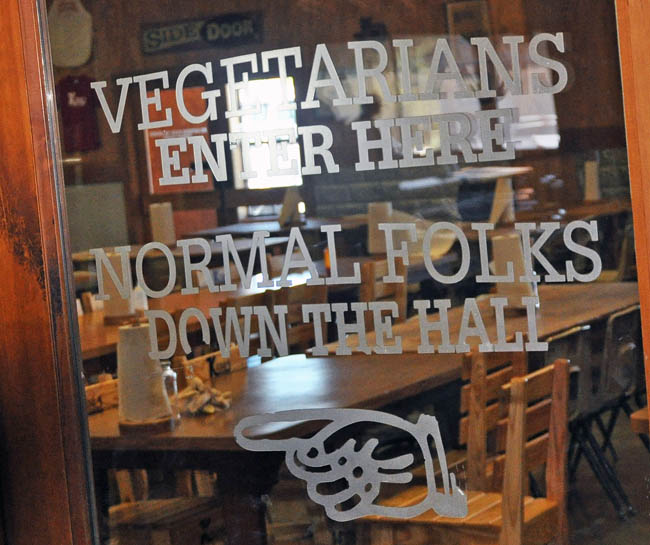 Vegans not welcome