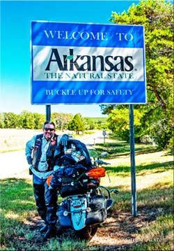 Entering Arkansas